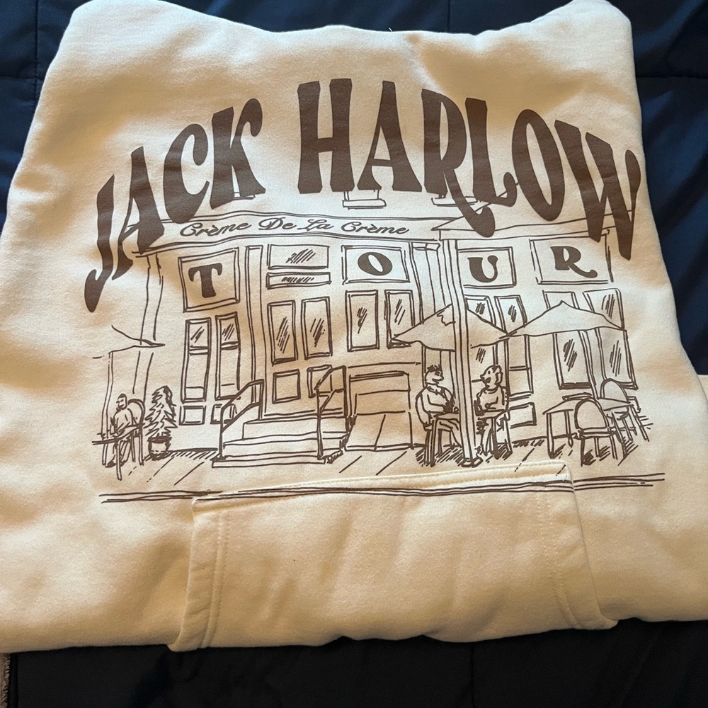 Jack Harlow Creme de la creme tour hoodie in size large - Picture 2 of 4